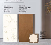 Gạch Ceramic Mosaic Nghệ thuật Cổ điển Foshan Họa tiết Nâu 200x200mm Bề mặt Mờ dùng cho Sàn Khách sạn, Phòng Trưng bày