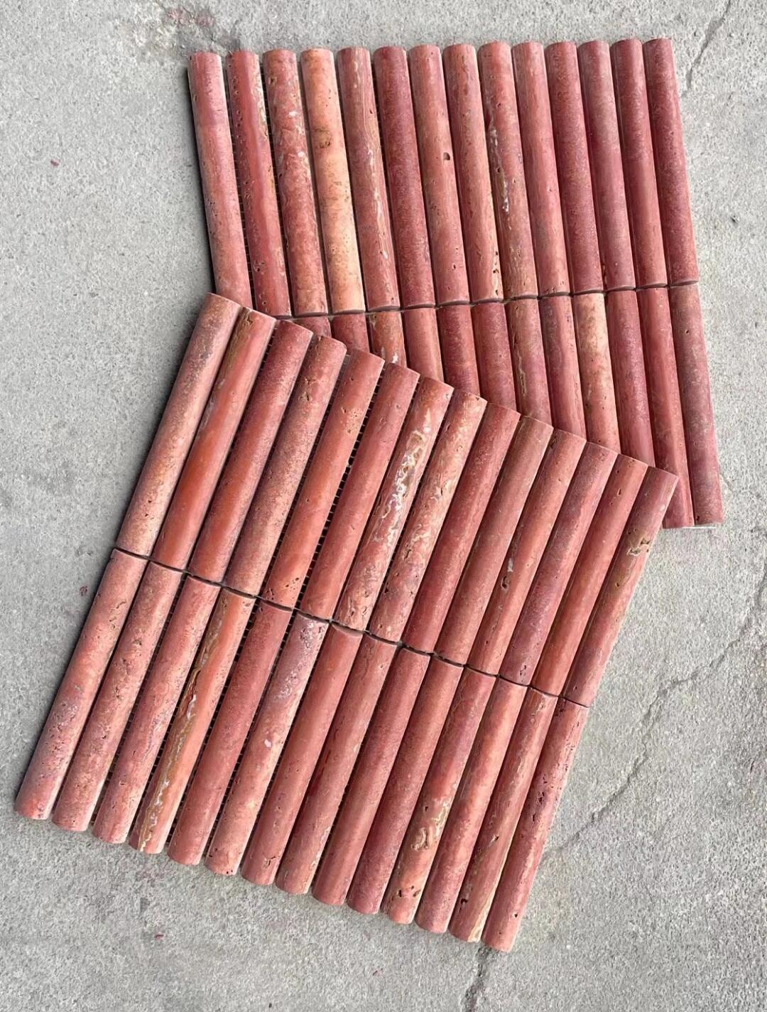 Ưu đãi hấp dẫn: Gạch mosaic đá cẩm thạch xanh tự nhiên vân rãnh 3D ốp lát sàn và tường cho phòng tắm và bếp