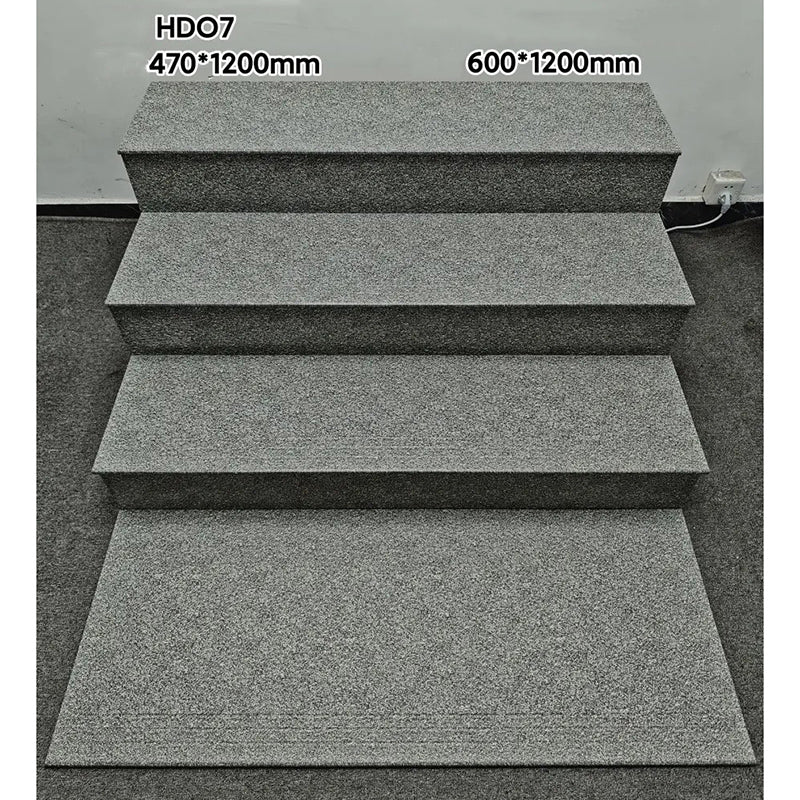 Gạch bậc cầu thang chất lượng cao 1200x470mm 600x1200mm Bề mặt vải thiều Gạch sứ lát sàn trong nhà giá rẻ Trung Quốc