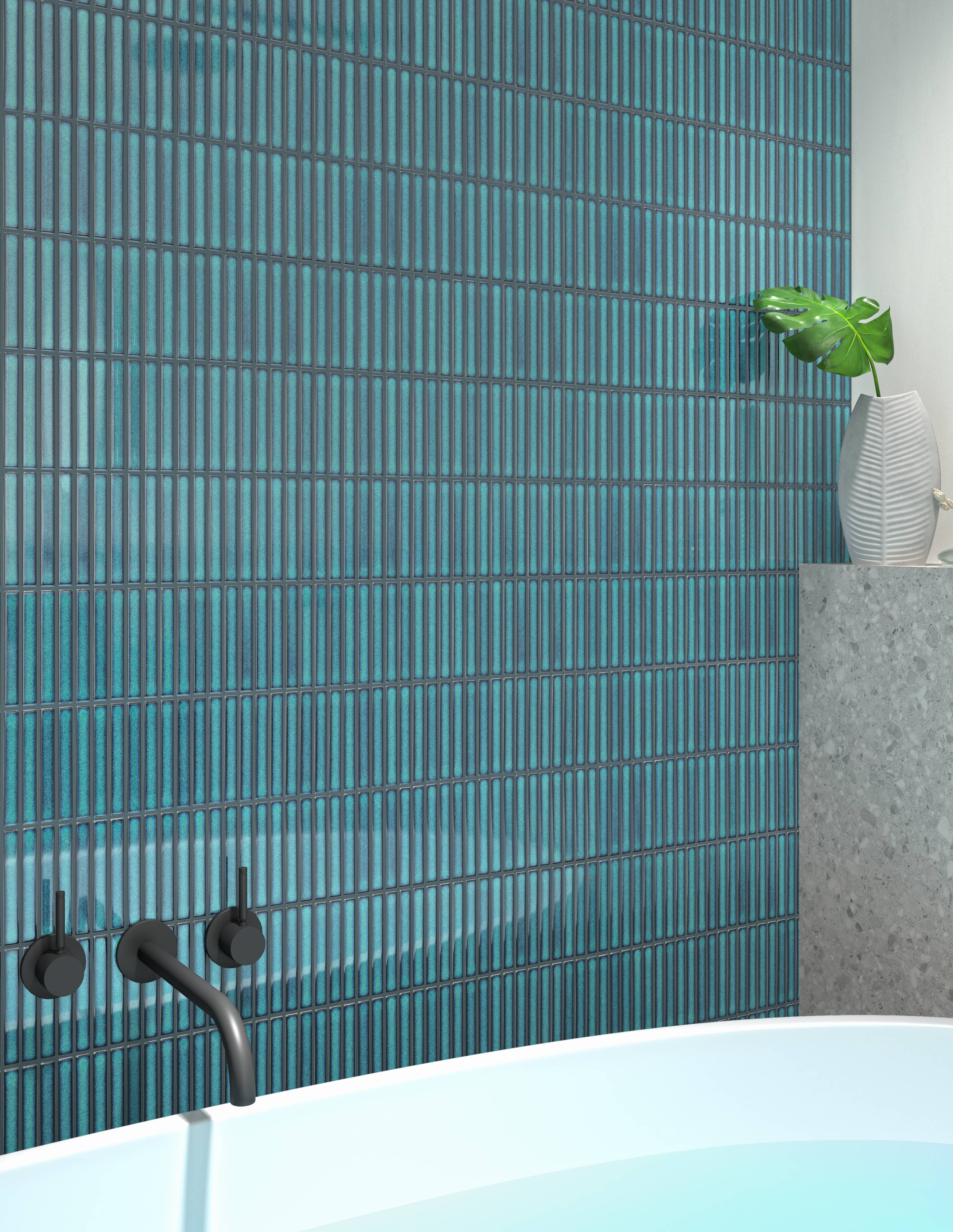Nhà máy Vintage Gạch gốm sứ Terracotta lát sàn Gạch Mosaic ốp tường Gạch sứ xanh tráng men Giá Đèn Mosaic Tự làm