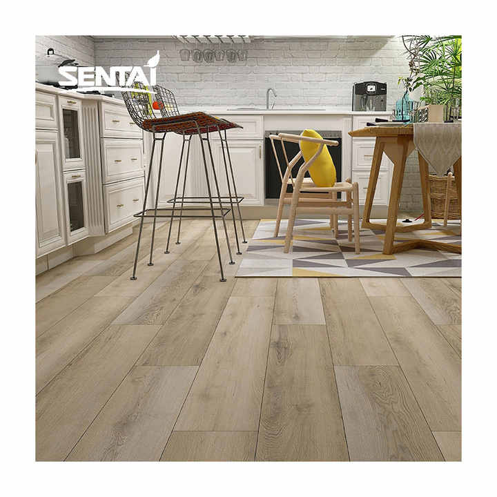 Sàn gỗ công nghiệp Sentai White Washed and Brushed White Oak Sàn gỗ nhựa nhiều màu Sàn gỗ công nghiệp WPC