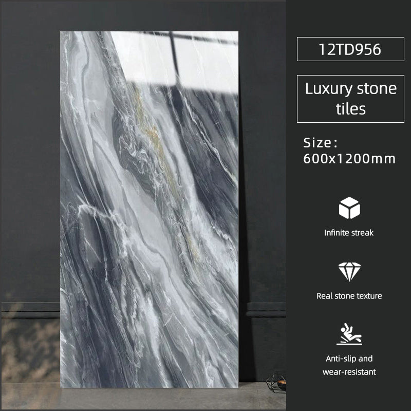 Gạch lát sàn sứ bóng họa tiết vân đá cẩm thạch