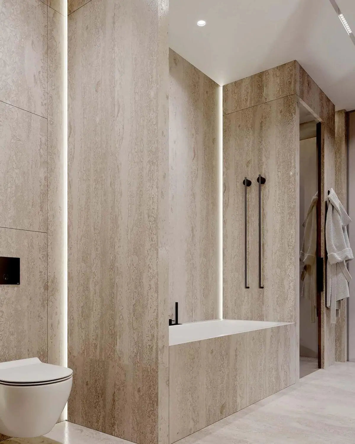 Travertine Cao Cấp - Gạch Linh Hoạt Cho Nội Thất Hiện Đại