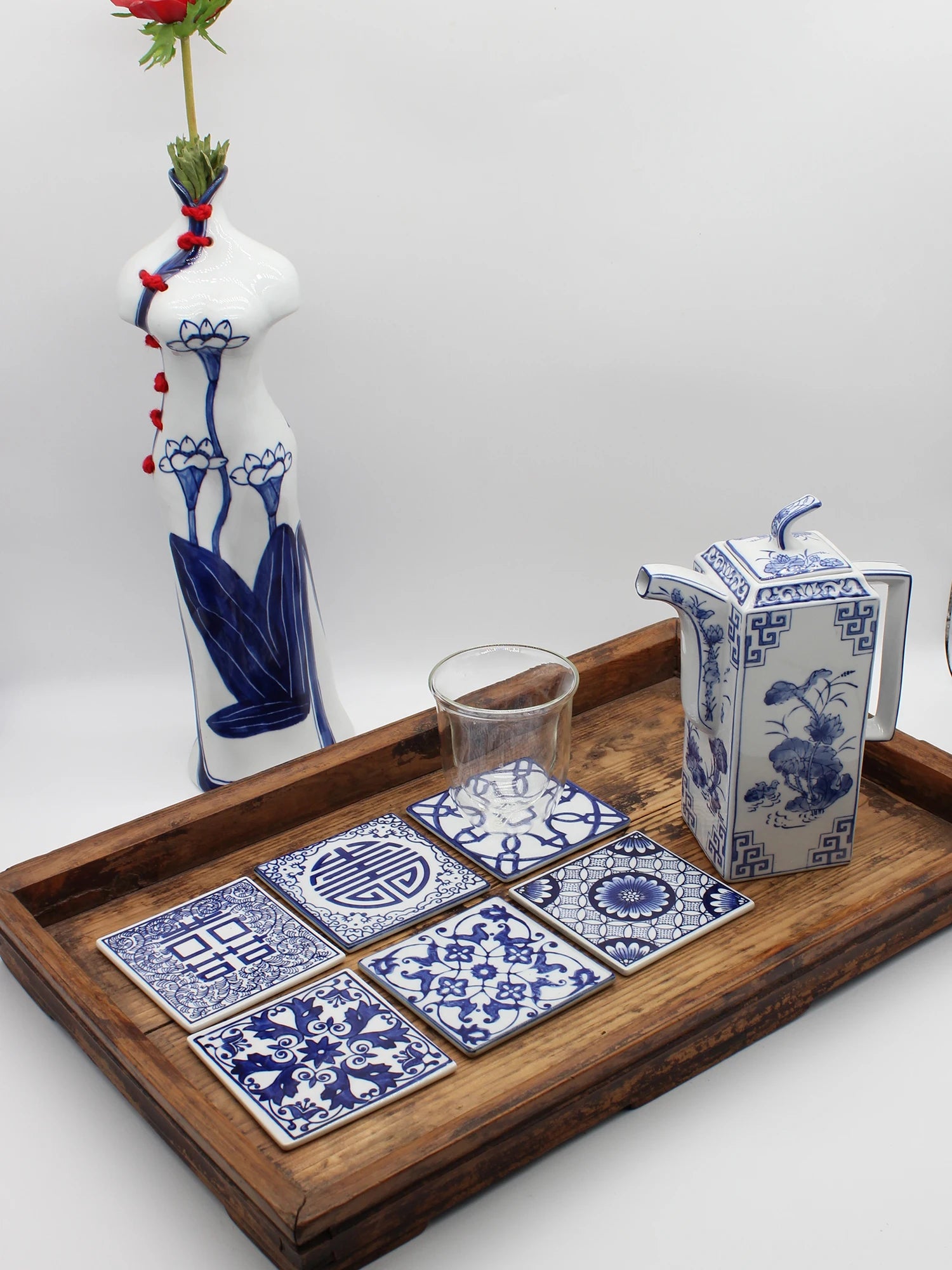 Gạch Men Trang Trí Xanh Trắng - Sắc Màu Ngôi Nhà