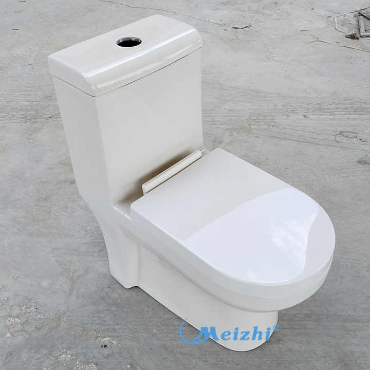 Nhà máy trực tiếp bán đồ vệ sinh phòng tắm một mảnh màu ngà bồn cầu Commode