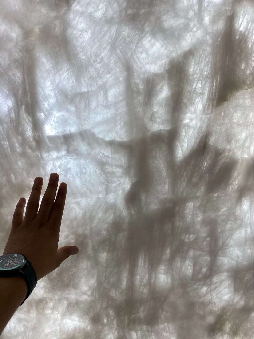 Tấm ốp tường đá cẩm thạch trắng tự nhiên và Tấm đá cẩm thạch trắng đánh bóng có vân nâu