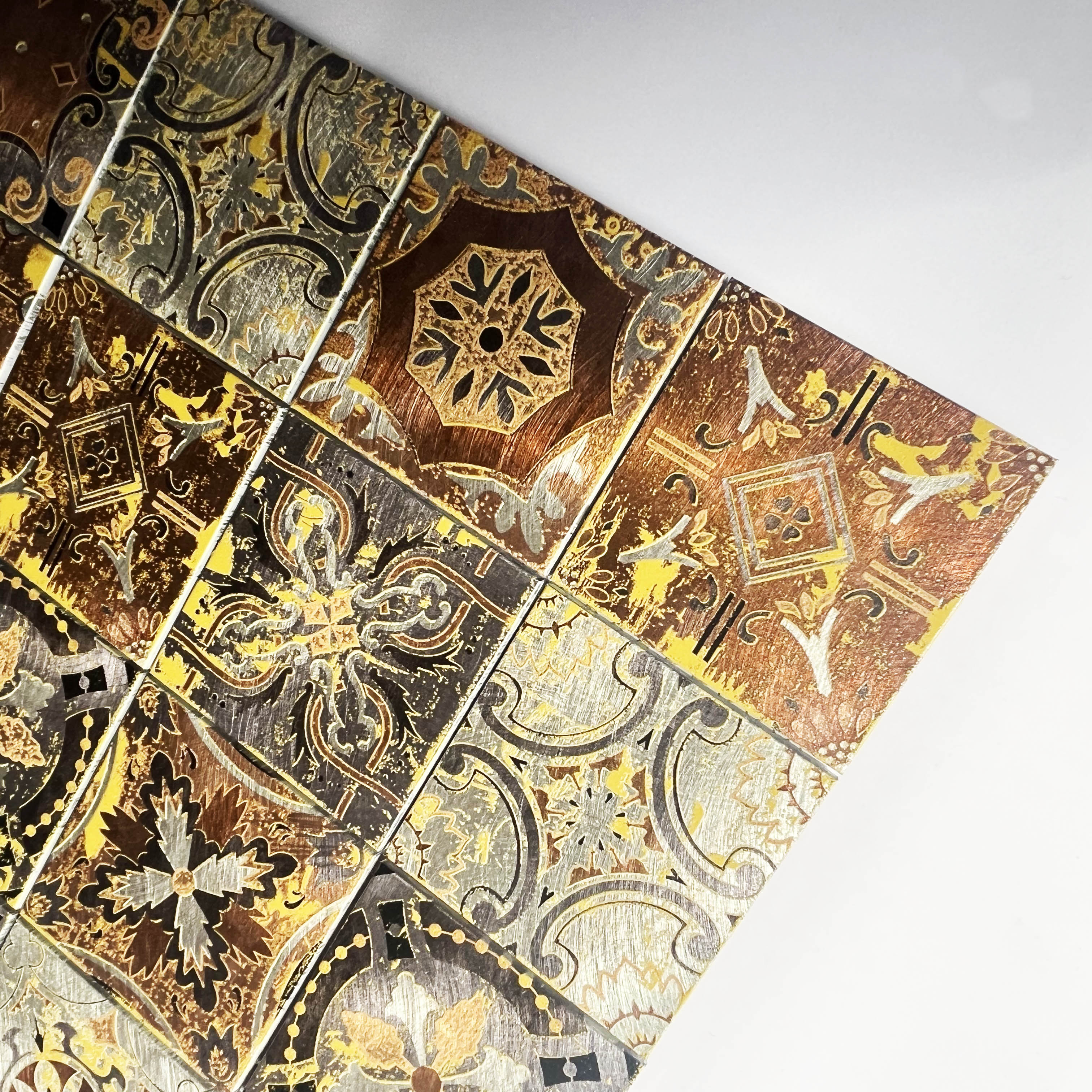 Gạch Mosaic Zellige Nghệ Thuật Mosaic Tùy Chỉnh In Phun 3D