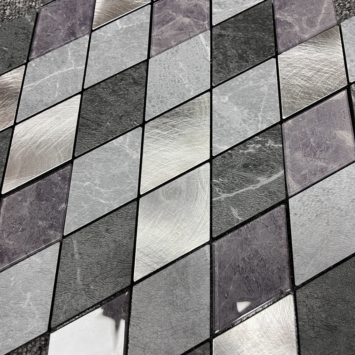 Tấm ốp tường kim loại tự dán chống thấm nước sang trọng trang trí nội thất