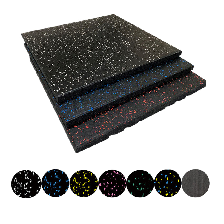 Tấm lót sàn cao su dày ghép nối, chống trượt, dùng cho phòng gym và xưởng