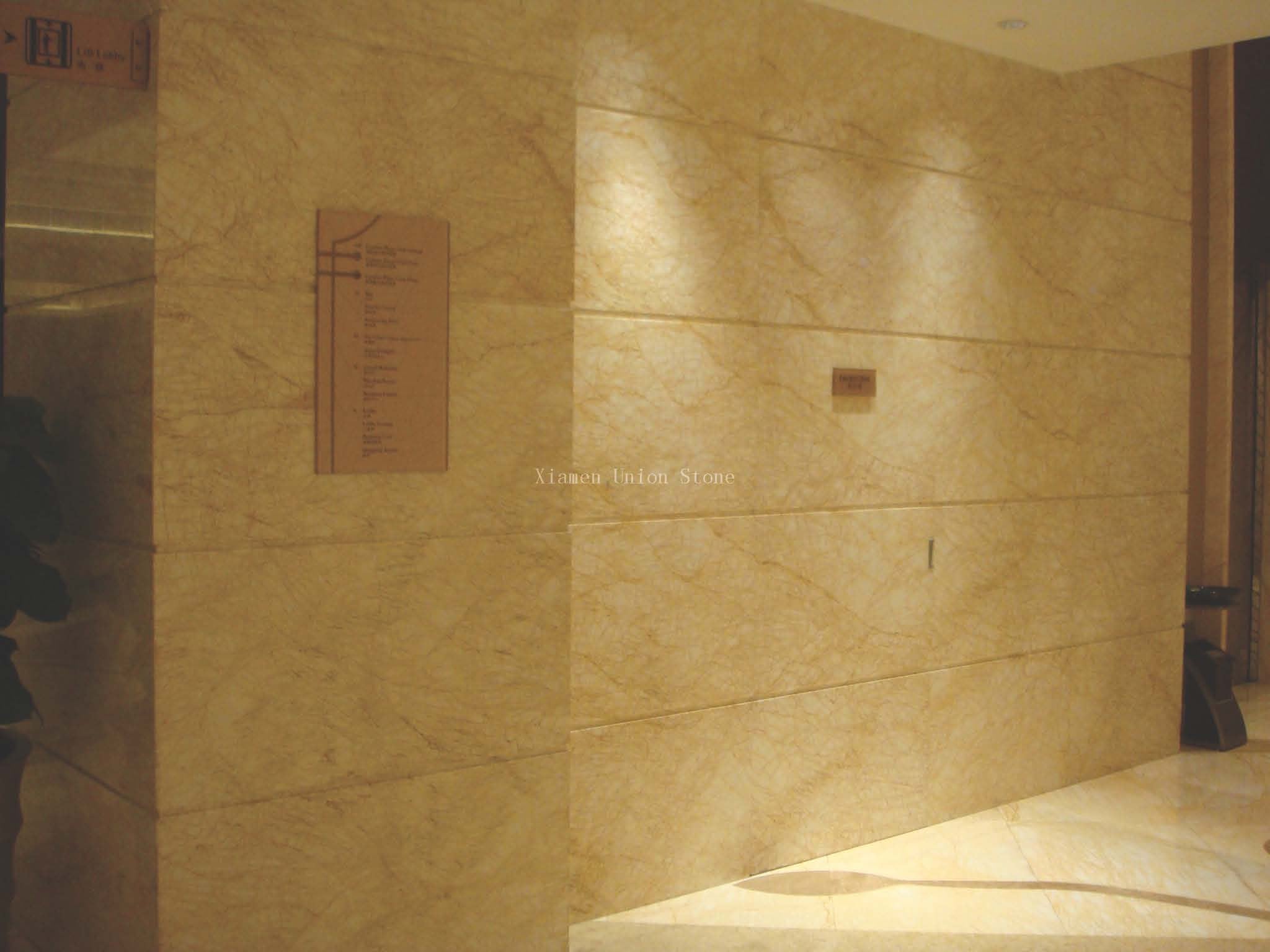 Tấm đá cẩm thạch Golden Spider tự nhiên, gạch đá cẩm thạch cắt theo kích thước dùng để trang trí nhà cửa