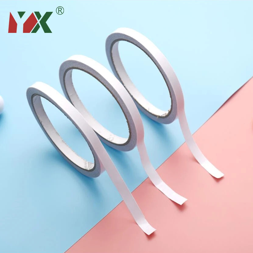 Băng Keo Hai Mặt Giấy Siêu Dính Siêu Mỏng 10m 8mm 10mm 12mm