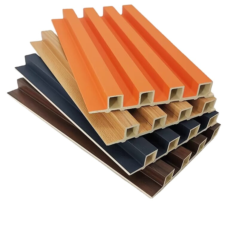 DBDMC Tấm ốp tường nội thất WPC vân gỗ nhựa Composite dùng trang trí trong nhà và ốp khách sạn