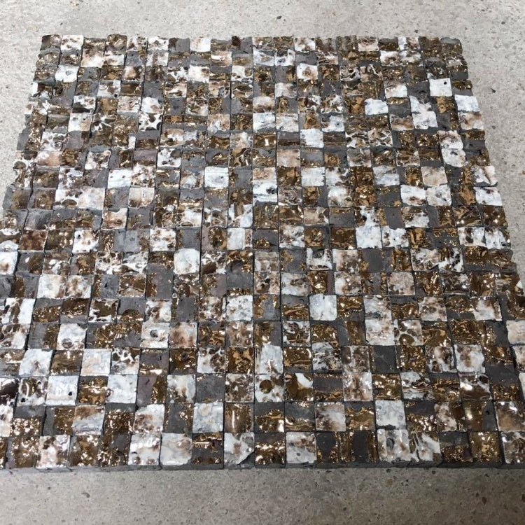 Gạch Mosaic Đá Dung Nham Tự Nhiên Hình Vuông Nhỏ Trang Trí Tường Và Sàn