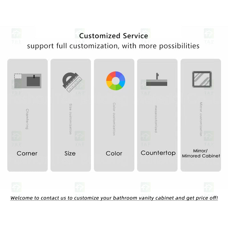 Tủ Lavabo Phòng Tắm Gỗ Treo Tường Tùy Chỉnh Hiện Đại Sang Trọng Kiểu Khách Sạn với Mặt Đá Nung Kết và Gương LED Thông Minh