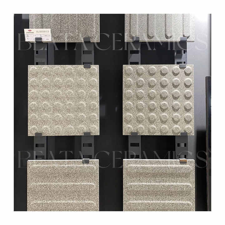 Gạch lát nền xúc giác chất lượng cao BEATA thiết kế hiện đại 400x400mm, sản xuất trực tiếp tại nhà máy, dày 20mm, dùng cho chỉ dẫn