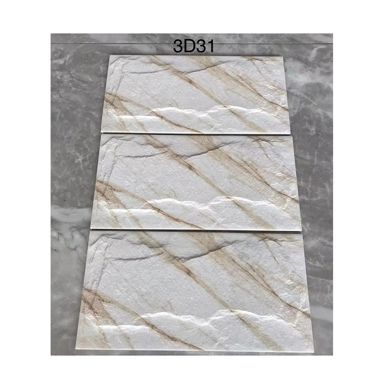 Gạch Sứ Ceramic 3D Ốp Tường Bán Chạy Giá Rẻ 200x400mm Trang Trí Ngoại Thất Biệt Thự