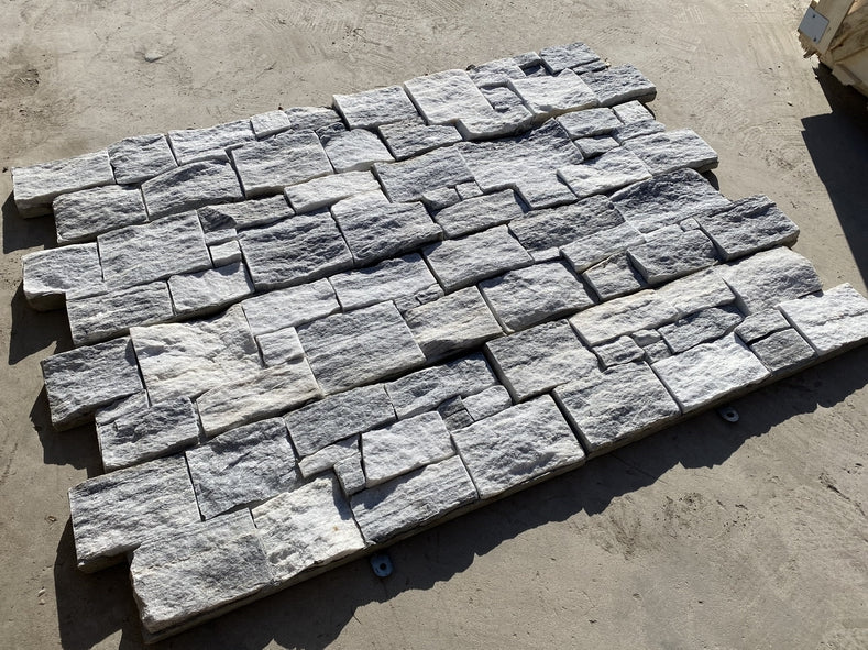 Tấm ốp đá phiến Price xếp chồng hình chữ Z tự nhiên ốp tường trang trí nhà cửa