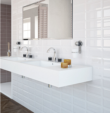 Gạch ốp tường sứ tráng men 65*265mm Thiết kế hiện đại, gốm hồng kiểu subway dài, dùng cho gạch dự án phòng tắm, nhà bếp, nhà hàng, khách sạn.