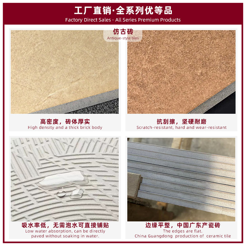 Gạch Lát Phật Sơn 60x60cm Vân Đá Cẩm Thạch Giả Cổ