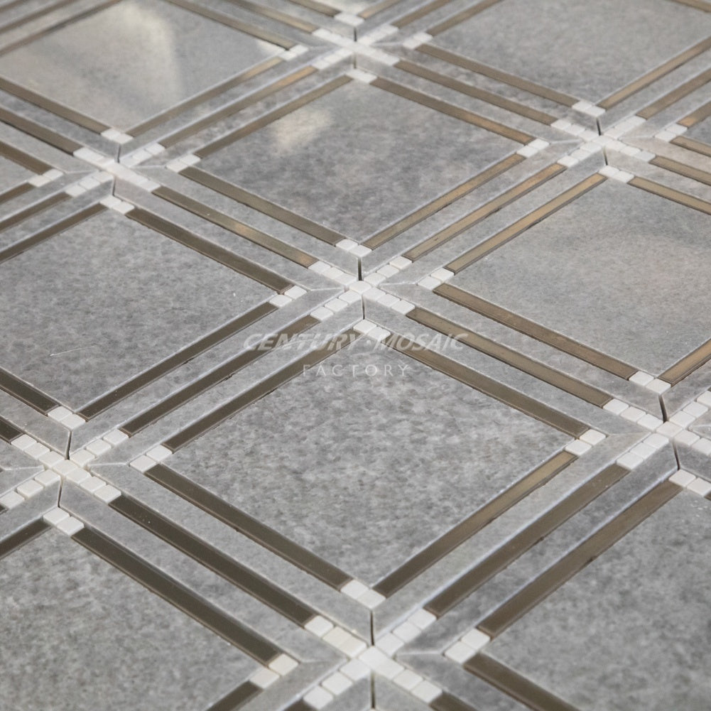 Gạch Mosaic Century Nghệ thuật Tường Cắt tia nước Lát sàn và Ốp tường