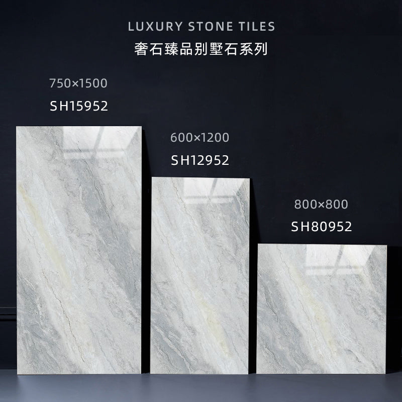 Gạch Lát Sàn Và Ốp Tường Trong Nhà 600x1200mm Gạch Sứ Bóng Kính Toàn Phần