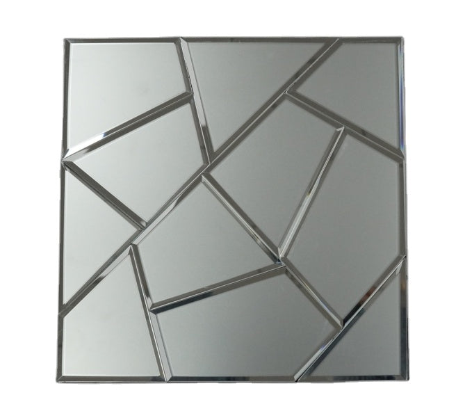 Gạch Mosaic Kính 3D Lấp Lánh Bề Mặt Không Đều Dùng Cho Tường Nền Bếp Gạch Mosaic