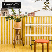 Tranh sơn dầu tráng men gạch mosaic màu vàng trong nhà cà phê nhà hàng tường phòng tắm khách sạn vòi sen bếp ốp tường gạch mosaic