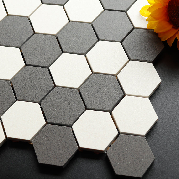 Gạch ốp sàn và tường mosaic sứ hình lục giác mờ chống trượt 30 x 30 cm của Nhà sản xuất Foshan Trung Quốc