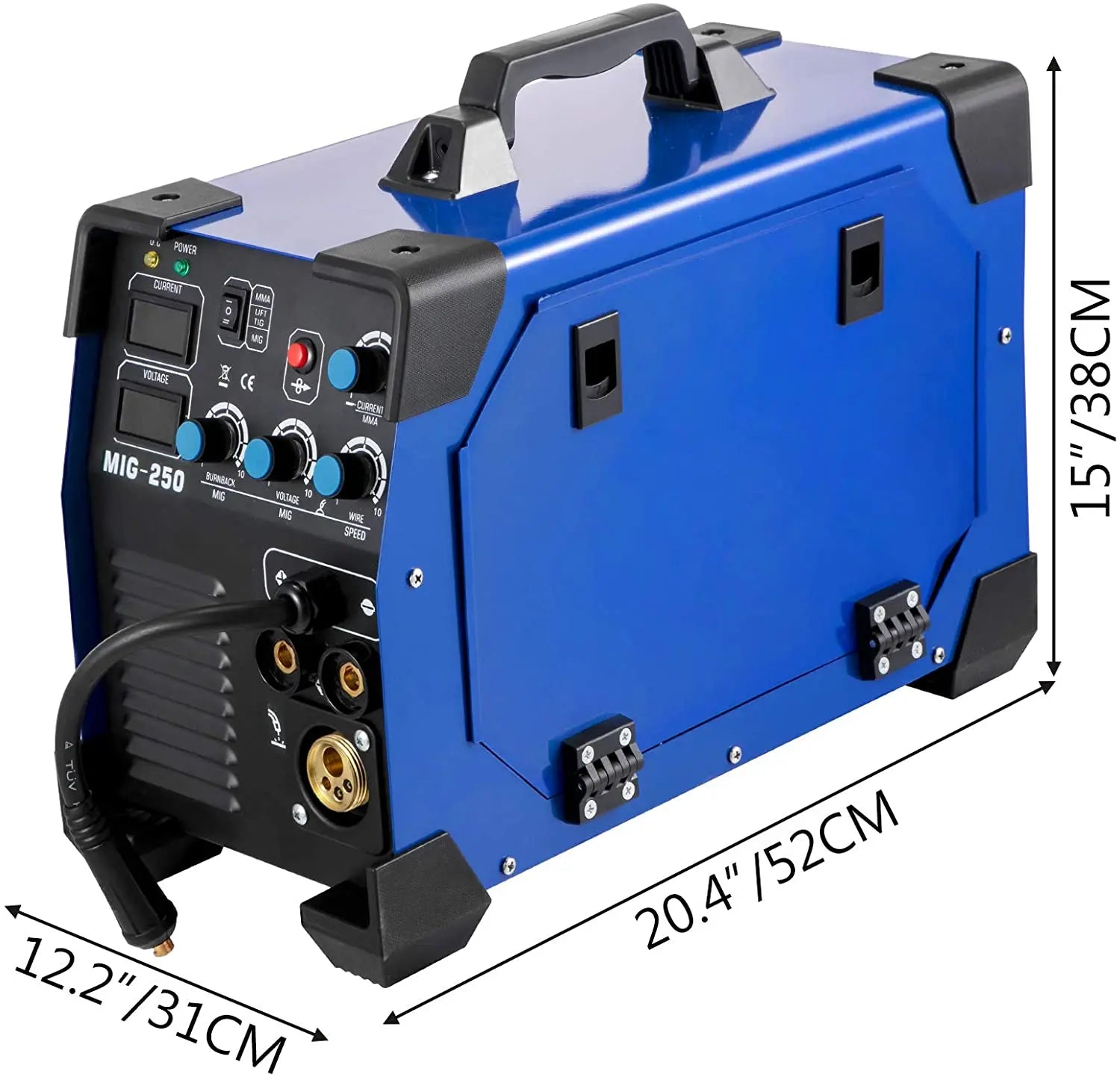 May Han MIG TIG Arc 250A 3 Trong 1 Semi Tu Dong IGBT