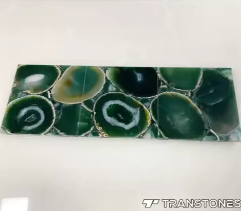 Gạch Đá Mã Não Xanh Tự Nhiên Cao Cấp Thủ Công