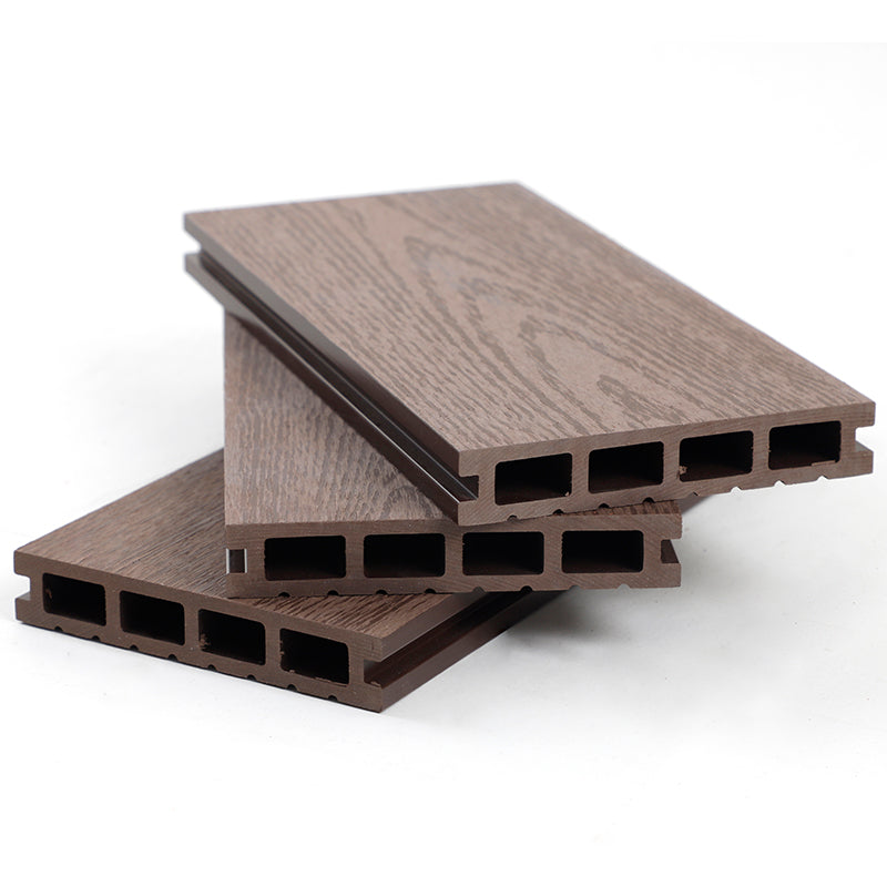 Sàn gỗ nhựa composite ngoài trời vân gỗ dập nổi 3D ghép nối tùy chỉnh