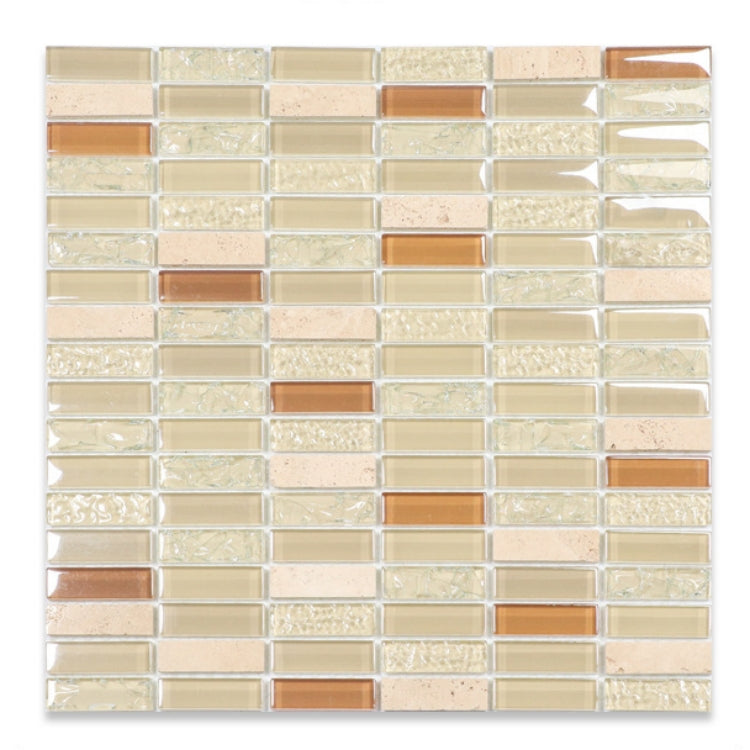 Gạch Mosaic Kính Rạn Băng Pha Lê Ốp Tường Bếp, Quầy Bar, Phòng Tắm, Tường Nền TV