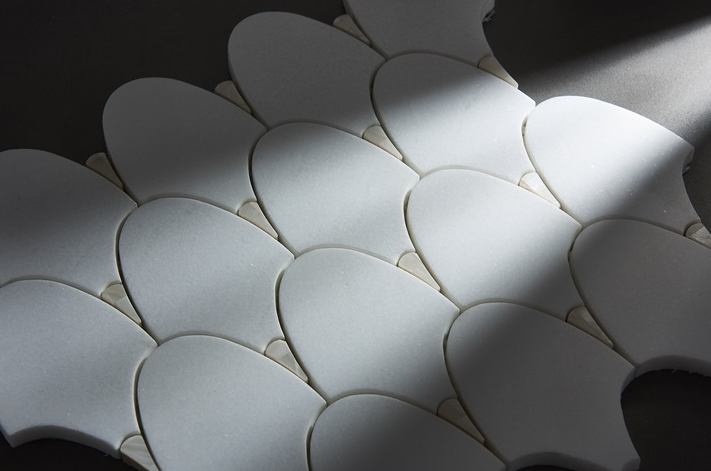 Gạch Mosaic Đá Cẩm Thạch Tùy Chỉnh cho Tường Nội Thất