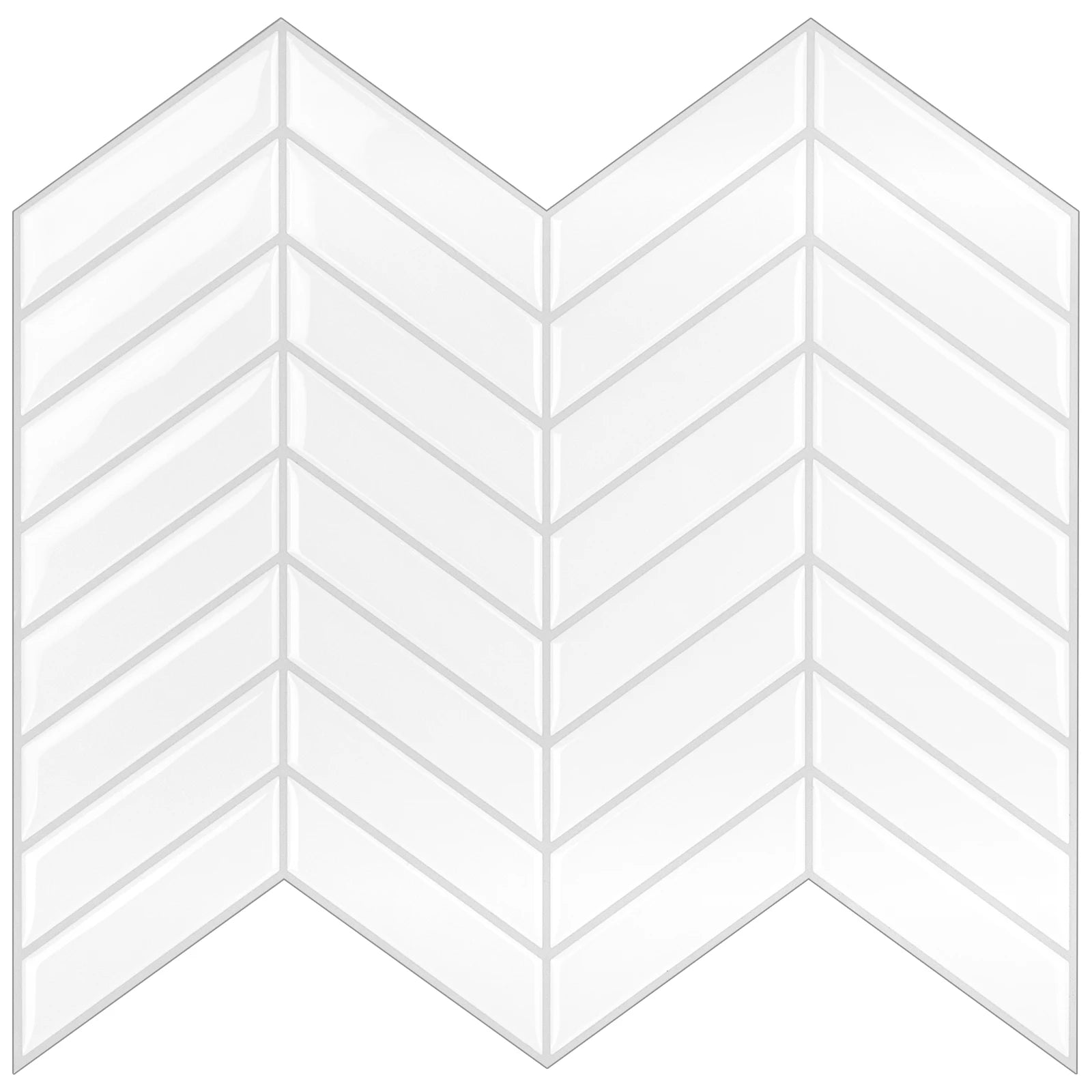 Tấm Dán Tường 3D Vân Xương Cá Đen Bóng Dán Bếp