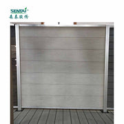 Hàng rào composite WPC ngoài trời thông thường 1,8 * 1,8m dễ lắp đặt Hàng rào composite gỗ nhựa thân thiện với môi trường chất lượng cao HD21-253H1