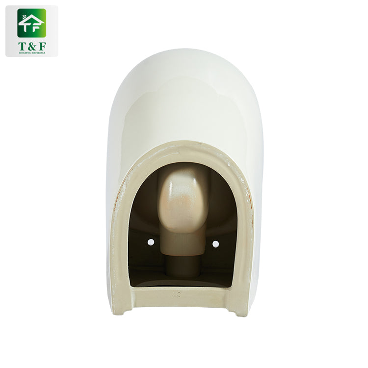 Bồn Cầu Hai Khối Sứ Trắng Xả Siphon P-Trap