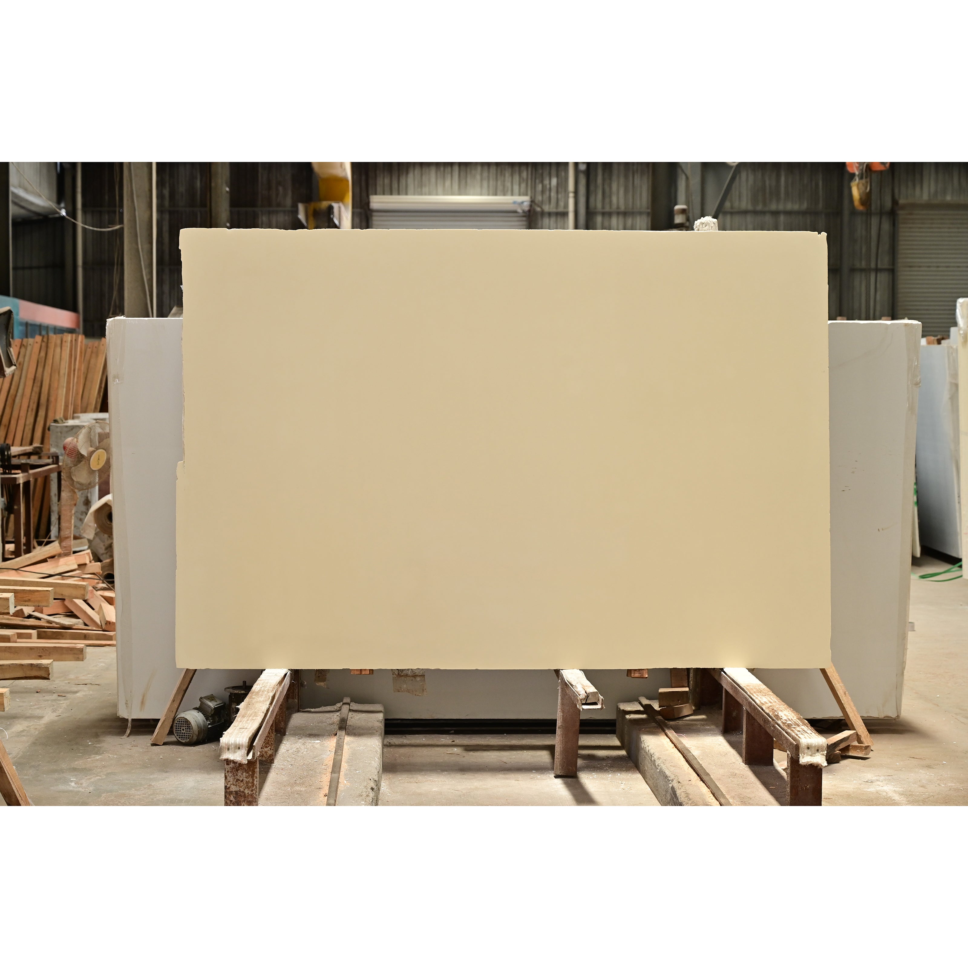 3200x1200 Tấm sứ vân đá marble màu be thuần khiết