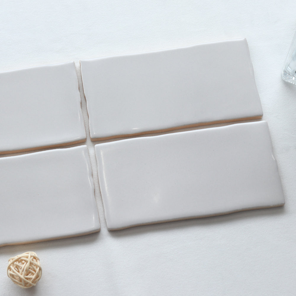 Gạch ốp tường gốm sứ Trung Quốc Phật Sơn kiểu subway 3D màu xám nhạt bề mặt thô