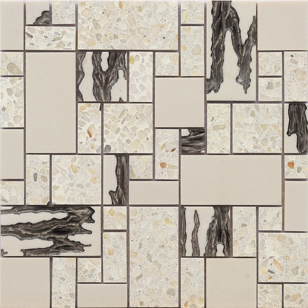 Gạch Mosaic Gốm Sứ Thủy Tinh Phong Cách Hiện Đại Dùng Để Trang Trí Sàn Ngoài Trời, Tường & Phòng Tắm Cho Các Dự Án Khách Sạn, Hồ Bơi