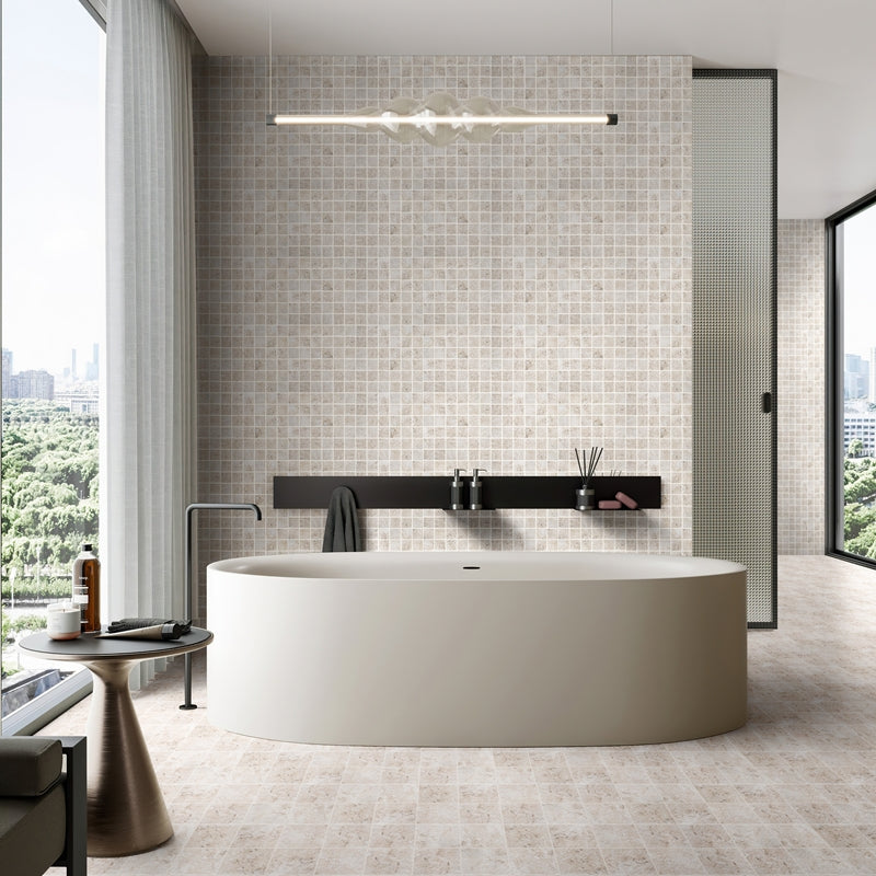 Gạch Mosaic Gốm sứ trang trí Phòng khách trong nhà, Khách sạn, Biệt thự và Hồ bơi
