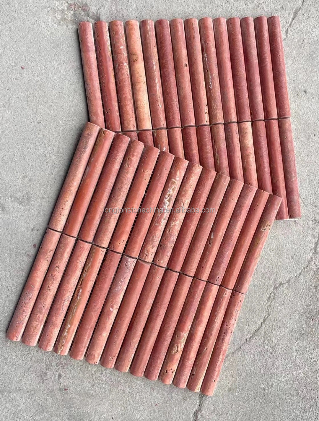 Phổ biến Tự nhiên Dải Mosaic Cẩm Thạch Xanh Gạch Mosaic Cẩm Thạch KitKat Trang Trí Đảo Quầy Bar Tấm Ốp Tường Bếp Đá Cẩm Thạch Có Rãnh Gạch Ốp Bếp