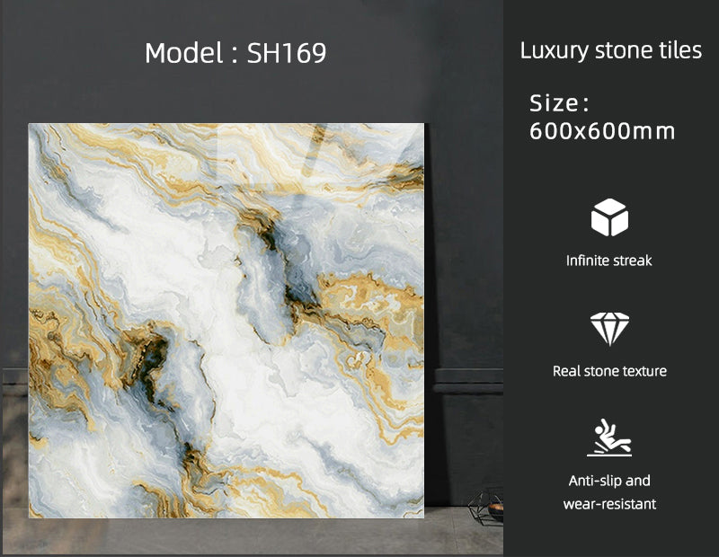 Gạch Ceramic Cao Cấp 600x600 - Hoàn Mỹ Cho Mọi Không Gian