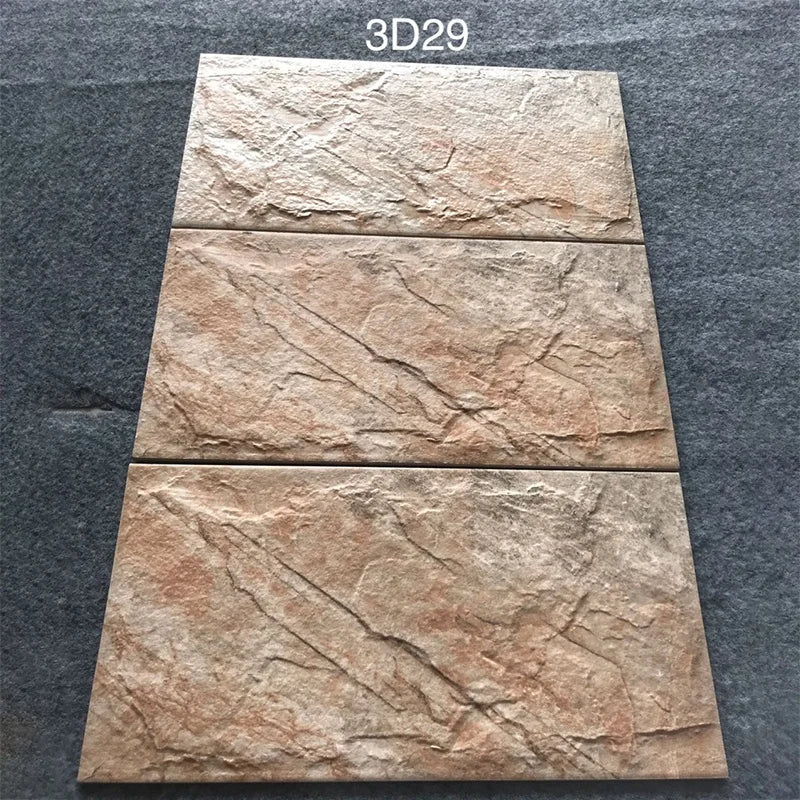 Gạch Sứ Ceramic 3D Ốp Tường Bán Chạy Giá Rẻ 200x400mm Trang Trí Ngoại Thất Biệt Thự