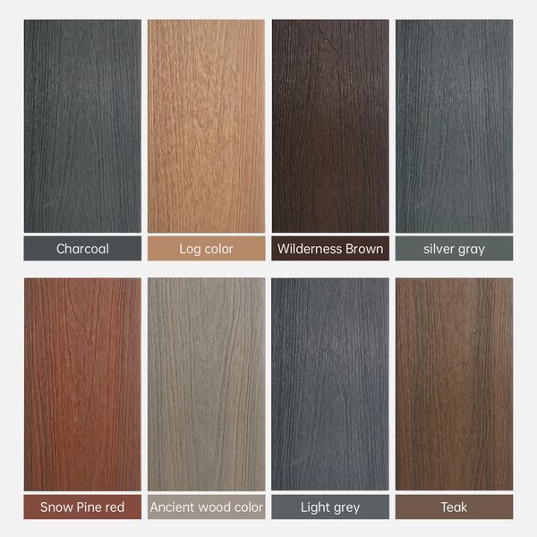 Sàn Gỗ Nhựa WPC Ngoài Trời Dập Nổi Vân Gỗ Rỗng Ruột Chống Thấm Nước