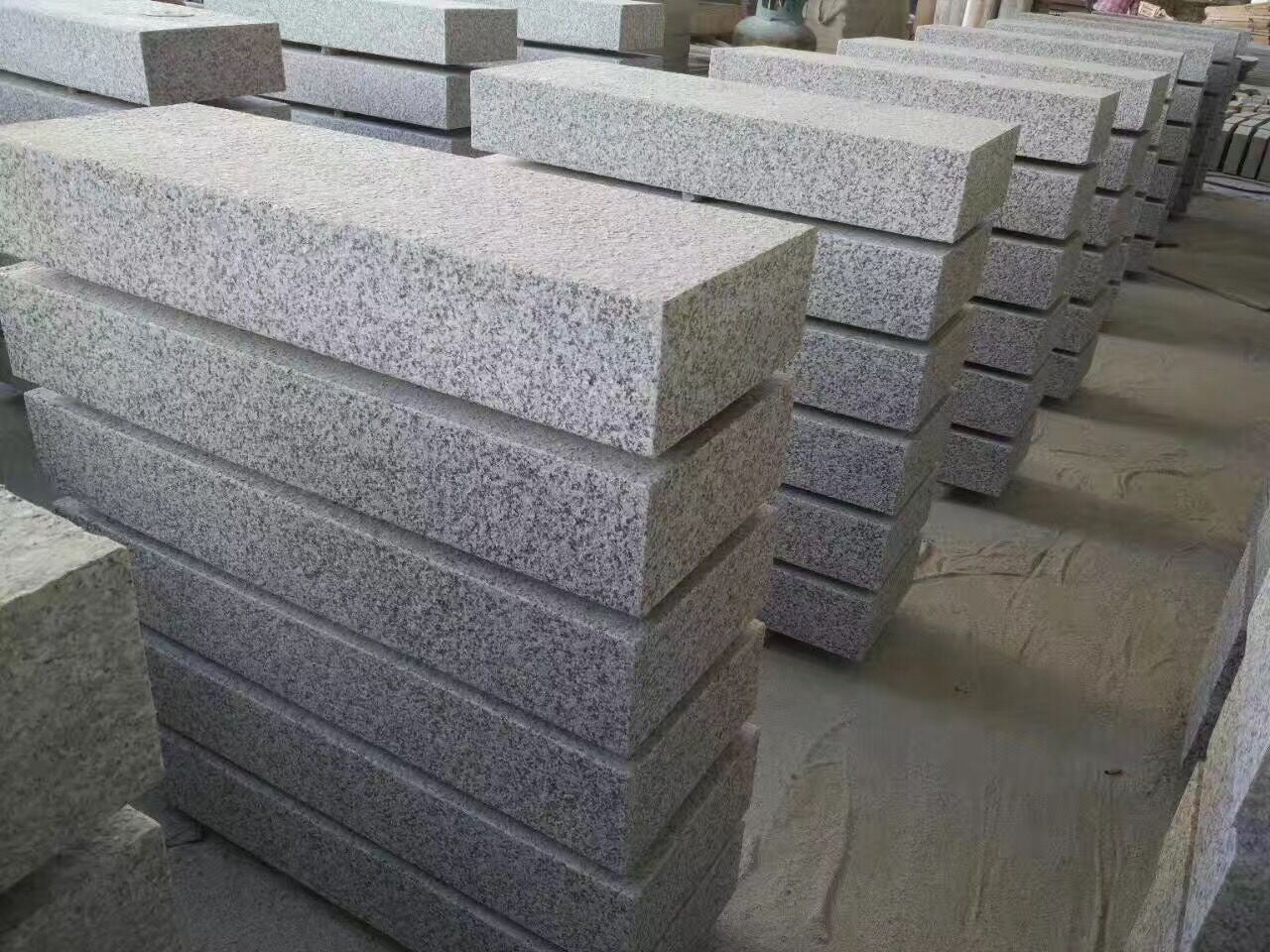 Đá Bó Vỉa, Đá Bó Lề, Đá Lát Granite Xám Tự Nhiên Giá Rẻ Dùng Ngoài Trời