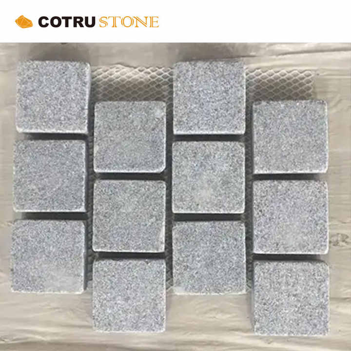 Đá lát vỉa hè G654 Granite cho lối đi ngoài trời bằng đá tự nhiên theo phong cách thiết kế truyền thống cho các dự án