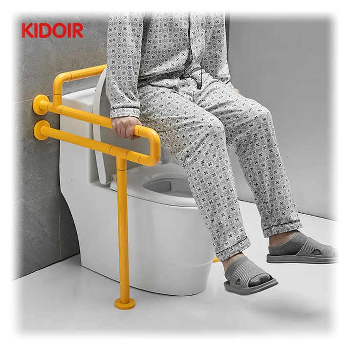 Nhà vệ sinh dành cho người khuyết tật tại bệnh viện, tay vịn bằng thép không gỉ 304, bồn tắm gia đình, vòi sen, tay nắm bồn cầu