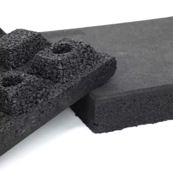 Thảm Cao Su Lót Sàn Gym Ghép Nối Mật Độ Cao EPDM&SBR Chuyên Nghiệp Chống Trượt Giảm Chấn Cho Thể Thao, Trực Tiếp Từ Nhà Máy