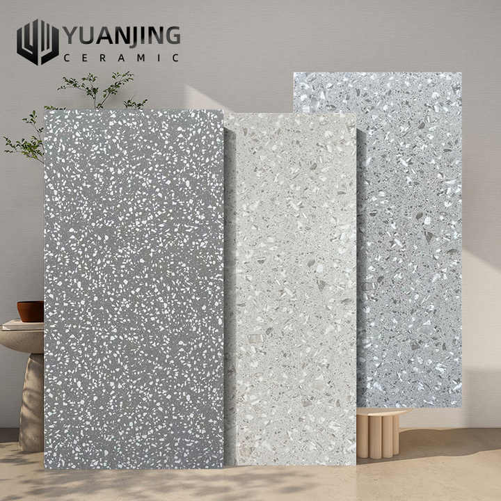 Gạch lát sàn Terrazzo mờ cổ điển nhà hàng cửa hàng quần áo chống trượt 600x1200 Gạch men tùy chỉnh Gạch sứ