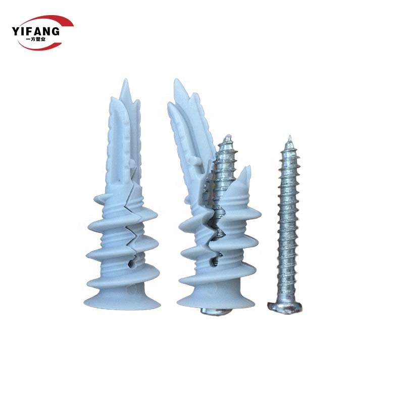 Móc nhựa gắn tường khô 13*40 kèm dụng cụ nylon